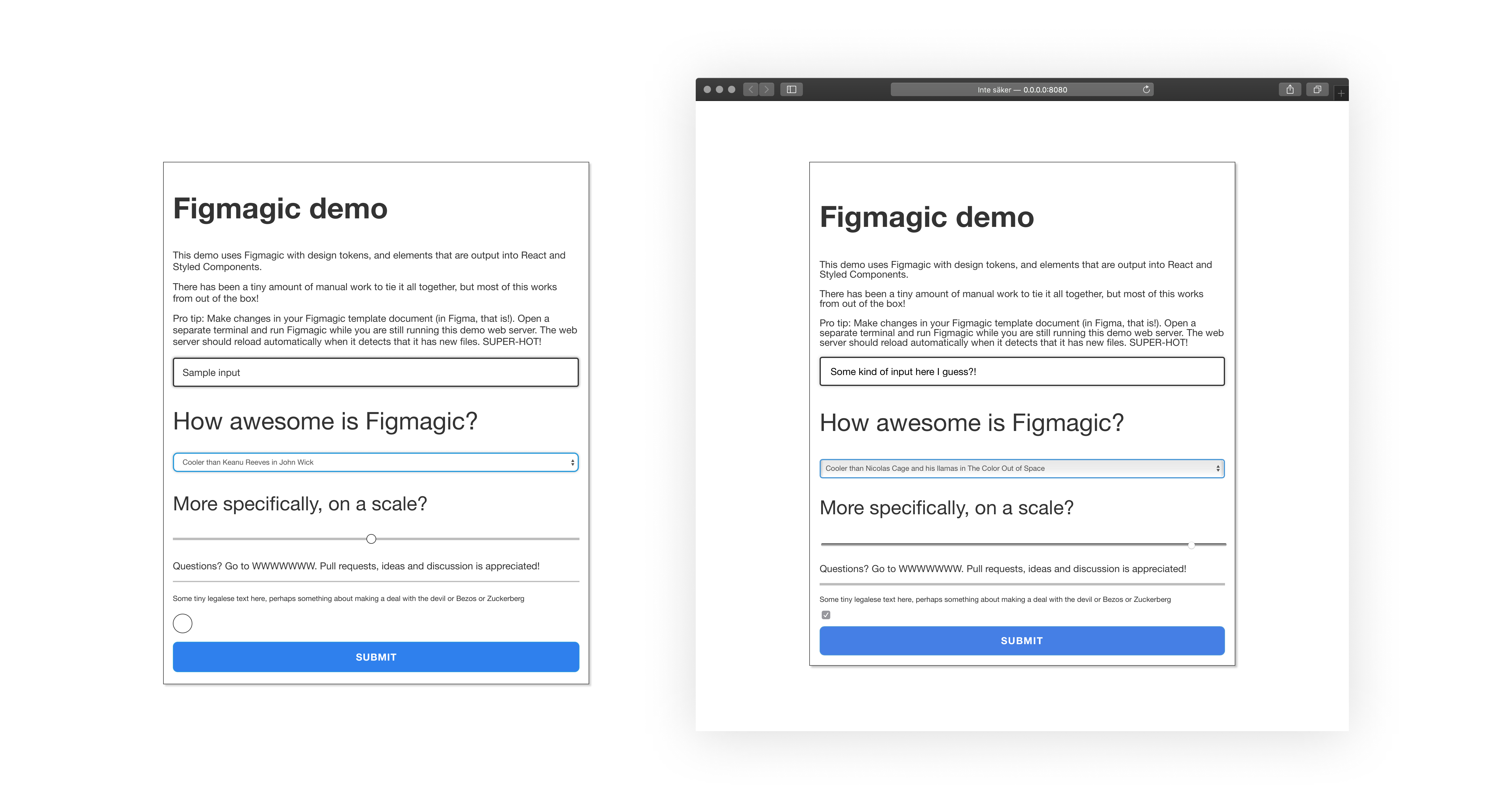 Figmagic Example Demo